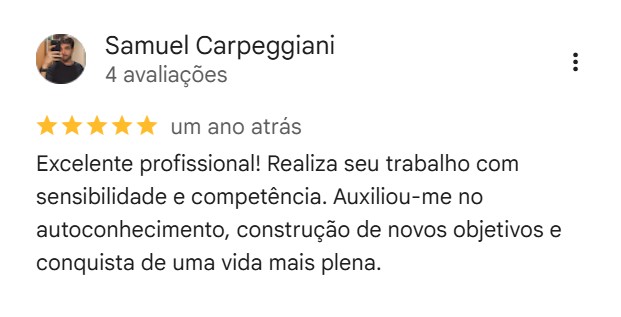 Avaliação Google - Cliente 1